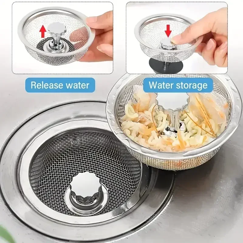 2Set Kitchen Sink Strainer Wit - Commercial Kitchen Bin ulasan dan harga